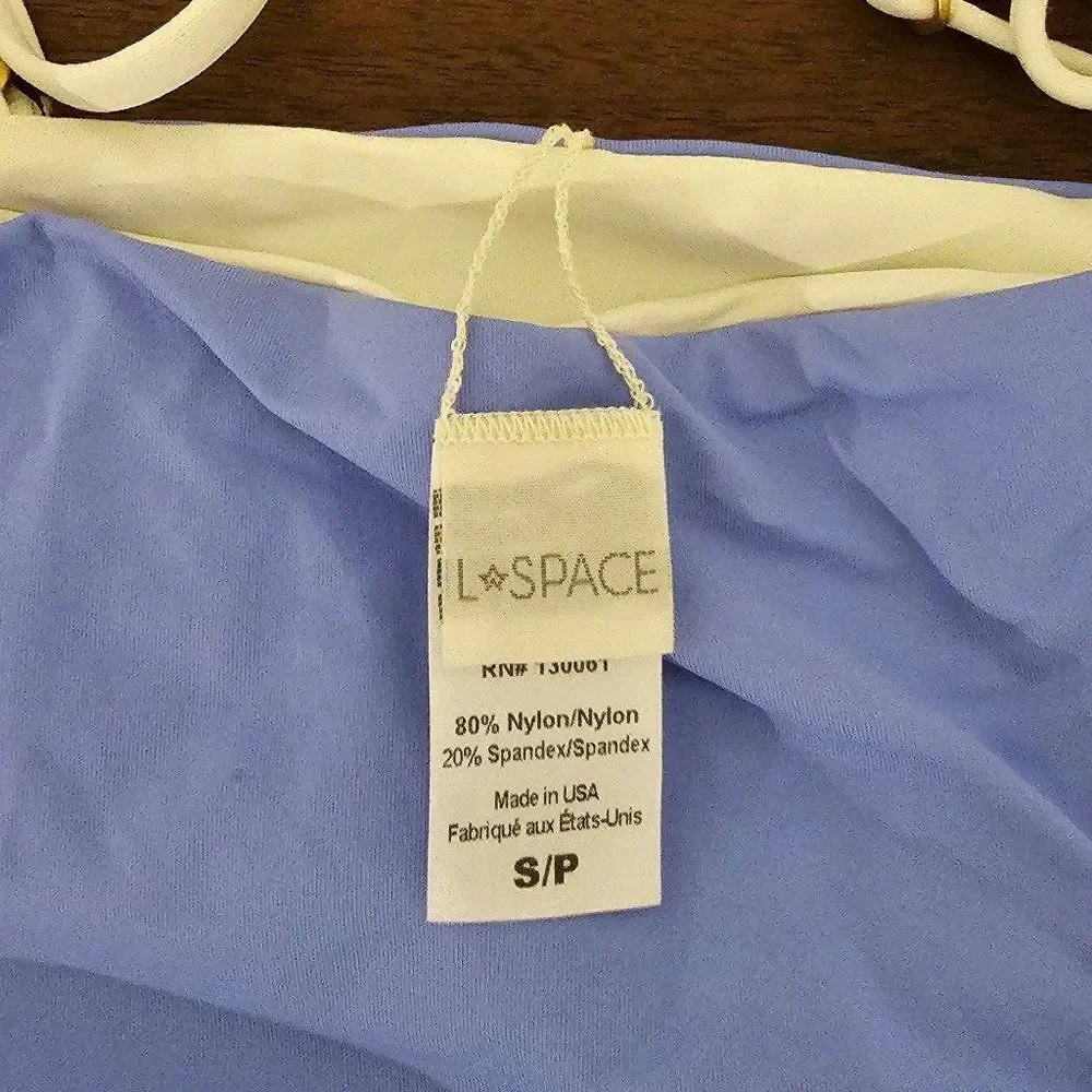 L*Space American Rebel Heart Bikini Set Sz S (Top), M (Bottom)